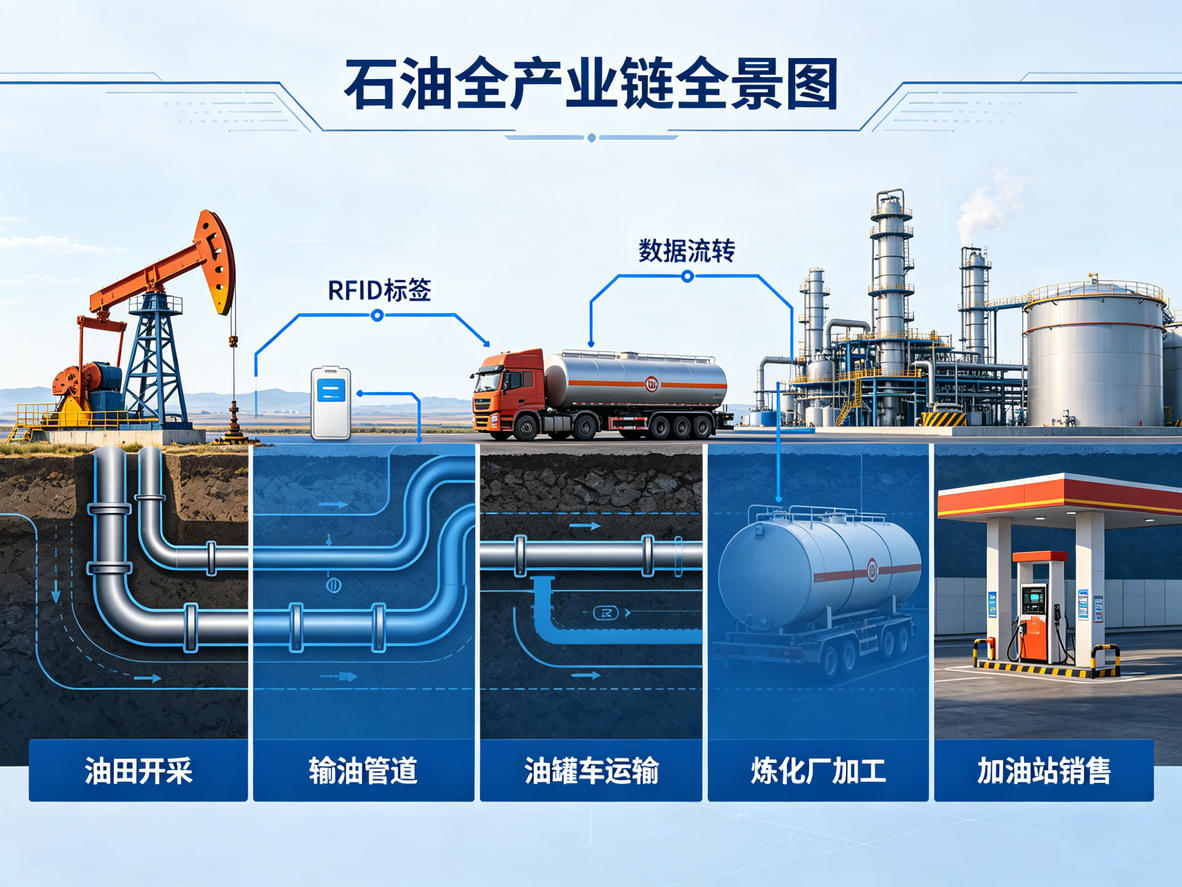 RFID全鏈路追溯,筑牢石油供應(yīng)鏈安全防線
